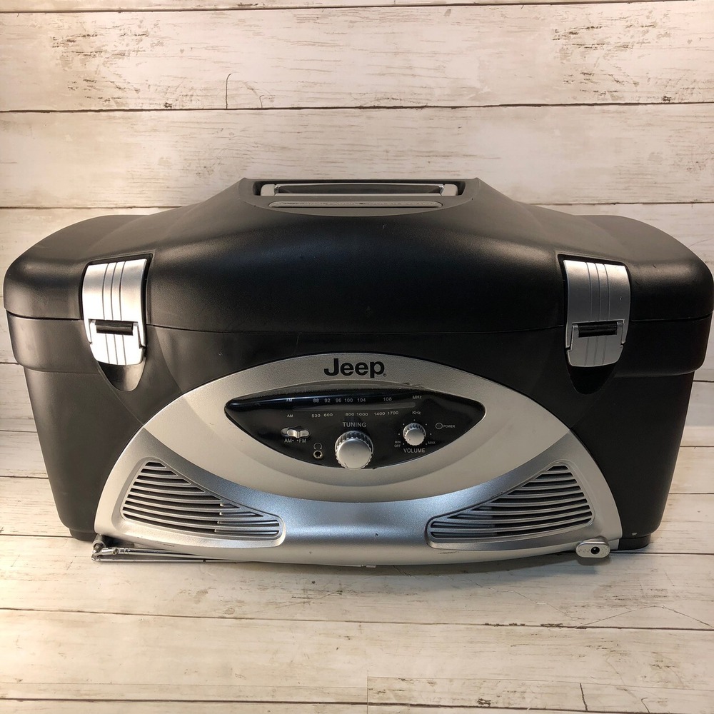 Vintage Jeep All Terrain Audio Cooler System AM/FM Radio 2002 Portable